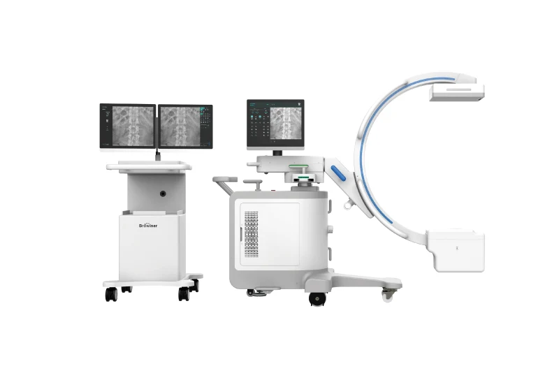 Browiner CompaX 500 Pro Mobile Surgical C-Arm — Extra-Large C-Arm Geometry