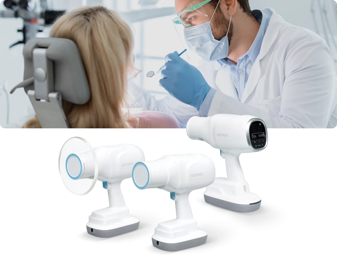 ECOTRON DT-703 Dental Portable X-ray — Operator Protection (Backscatter Shield)