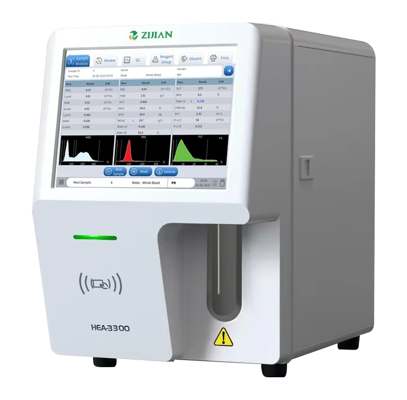 HEA-3300 3 Part Hematology Analyzer component view